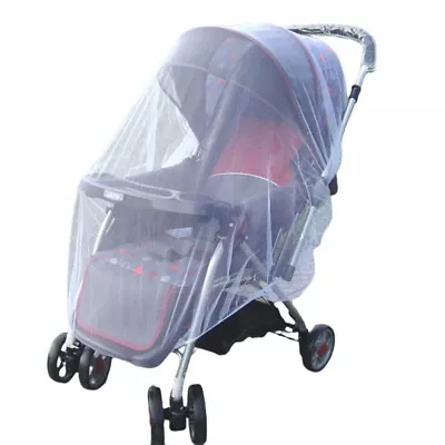 Universal Baby Pushchair Buggy Pram Mosquito Net Stroller Insect Protector Cover • $12.71