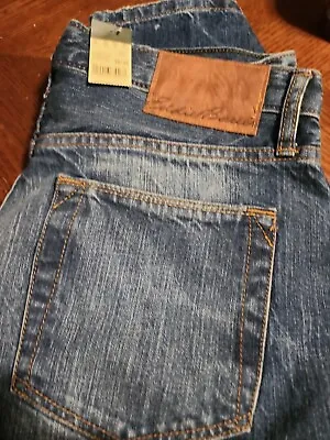 Eddie Bauer Vintage Work Wear Jeans Men's 34 X 32 Pacific Wash Straight Fit Rare • $138