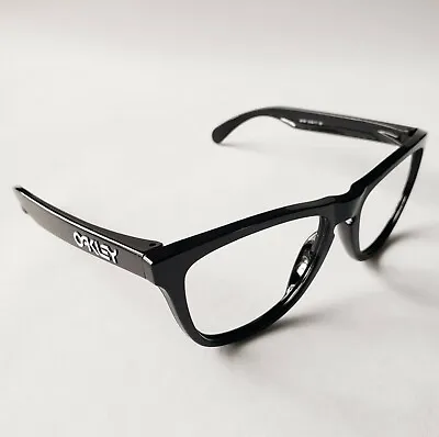 Oakley Frogskins Polished Black White Icons Replacement Frame Only Authentic • $64.98