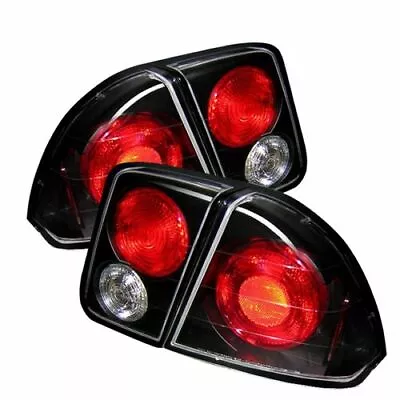 Spyder 5004406 Euro Style Tail Lights Black For Honda Civic 4Dr 2001-2005 NEW • $112.75