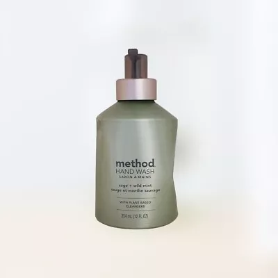 Method Plant Based Cleanser Hand Soap Sage Wild Mint Scented 12 Fl Oz DENTED CAN • $19.98