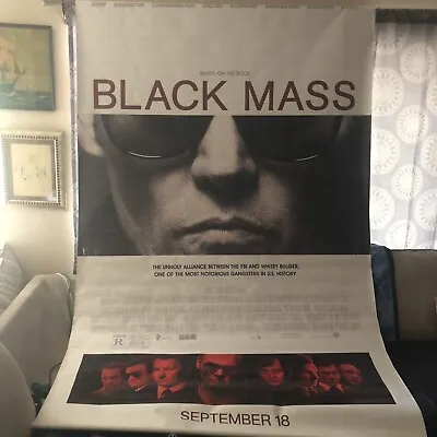 Black Mass GIANT 8x5 Ft Vinyl Movie Poster Banner ***READ*** • $295