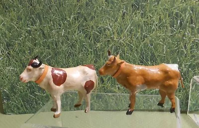 Germany TWO Putz Cows - German Stick Legs Small Size #B • $55