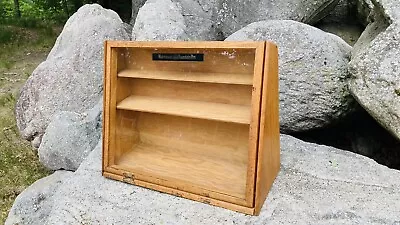 Vintage Waterman Ideal Fountain Pen Store Shop Countertop Oak Wood Display Case • $465