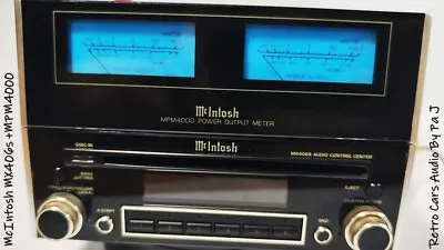 McIntosh MX406s + McIntosh MPM4000 VUMeter • $1875