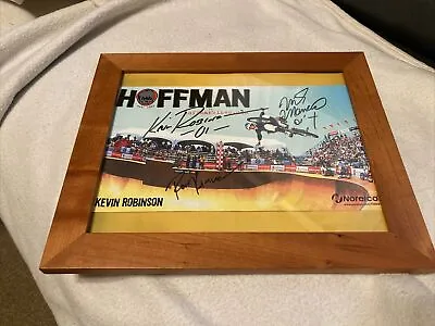 Kevin Robinson Signed 6x10 Photo Hoffman Bikes+ 2 Other BMX Riders Framed • $59.29