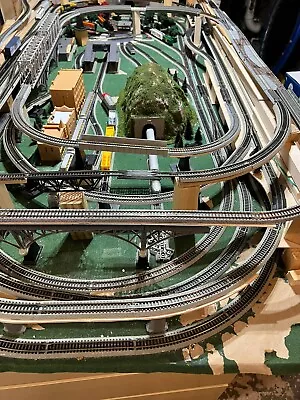 N-Scale Train Set Used With Rolling Stock - Fully Built And Working. 8 Ft By 4ft • $750