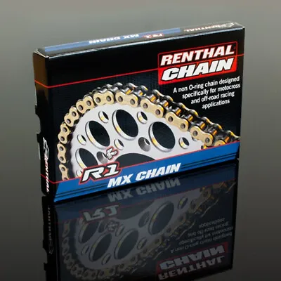 Renthal R1 520 Works Chain Off-Road Motocycle Non O-Ring 116L Drive Chain • £82.96