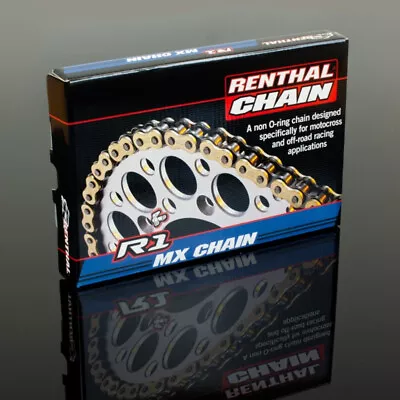 Renthal R1 520 Works Chain Off-Road Motocycle Non O-Ring 120L Drive Chain • £85.96