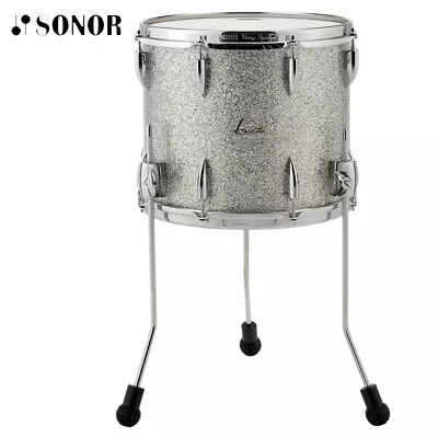 Sonor Vintage Series 14  X 12  Floor Tom Vintage Silver Glitter VT-1412-FT-VSG • $1009