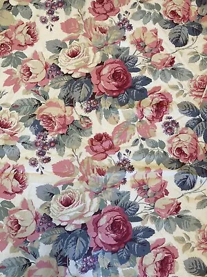 £24.99 • Buy Gorgeous Sanderson Double Chelsea Rose Floral Duvet + Pillowcases