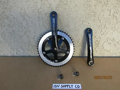   Bicycle  Single Chainring & Alloy Crank Legs 48 T 7-13/16''. Bk  Mtb Fixie • $36.99