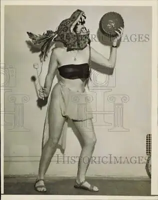 1938 Press Photo Minotaur Costume For Parilia San Francisco Artists' Ball • $19.88