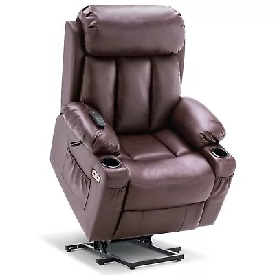 MCombo Large Electric Power Lift Recliner Chair USB Ports Faux Leather 7426 • $619.90