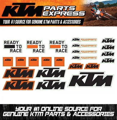 New Oem Ktm Pre-cut Sticker Sheet 125 150 250 350 450 390 690 1290 79608978100 • $26.99