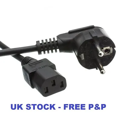 £3.49 • Buy NEW EU 1.5m Kettle Lead C13 IEC Euro European Power Cord Cable Appliance 2 Pin