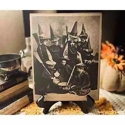 Witch Cooking Class Vintage Halloween Handcrafted Plaque / Sign • $17.95