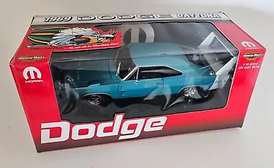 ERTL 1/18 1969 DODGE DAYTONA BLUE WITH WHITE WING - 1/500 With Tool Box • $44.99