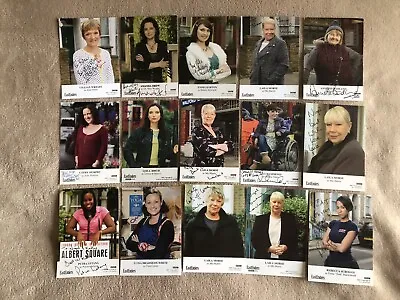 Eastenders- Hand Signed Bbc Cast Cards X 15- All Dedicated • £15