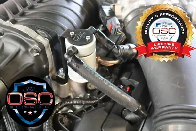 J&L OSC Oil Separator Fits '11-'17 Mustang GT W/Roush/Whipple/FRPP/VMP • $159