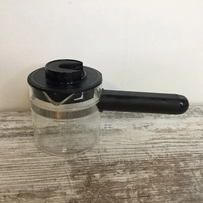 $19.99 • Buy Krups Espresso Machine 963 963/A 963/B Replacement Part Glass Carafe & Lid Black