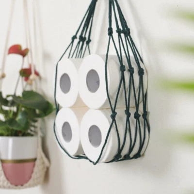 $16.27 • Buy For Toilet Paper Magazine Books Holder Home Hotel Storage Hanging Pocket Rack.