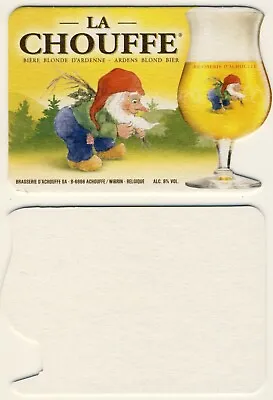 LOT Of 2 Sous Bocks Viltje Beerdeckel Coaster LA CHOUFFE Blonde Beer Of The Ardennes • $1.07