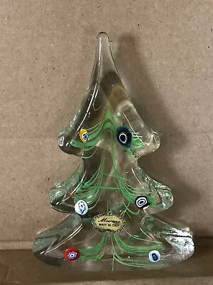 Murano Art Glass Christmas Tree - Made In Italy • $50