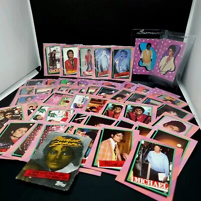 Michael Jackson Cards Series 1 1984 Stickers Puzzle Lot • $25