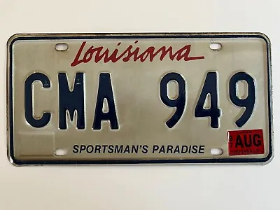 1997 Louisiana License Plate - Natural Sticker - All Original • $12.99