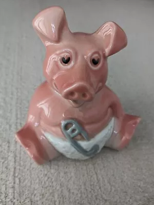 NatWest Pig Piggy Bank 'Woody' By Wade With Original Stopper • £4.99