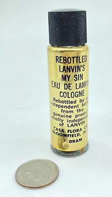 Rebottled Lanvins My Sin Eau De Lanvin 1 Dram Cologne Vintage Mini Splash • $20
