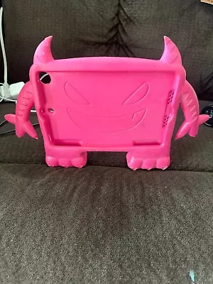 Kids Pink Monster Print Stand Alone Ipad Case • $7.99