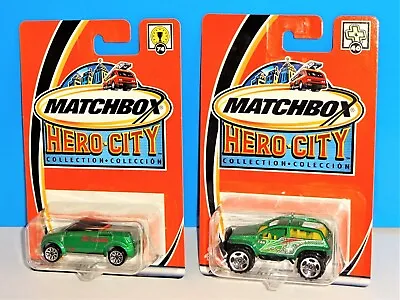 Matchbox Hero City Lot Of 2 Frogster & Beach 4x4 • $3