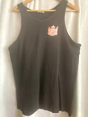 Men's Hawaiian Islands Postage Black Tank Top Size L • $14.98