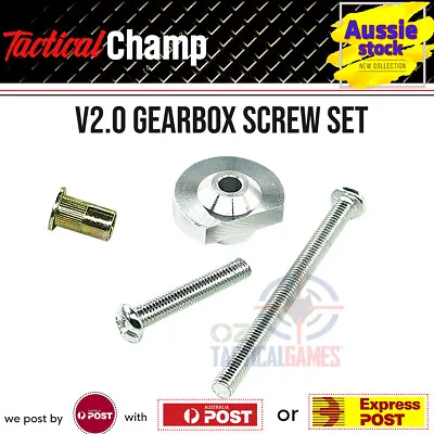 Screws Set Buffer Tube Parts For V2.0 Gearbox LDT Screw Accessories Gel Blasters • $14.95