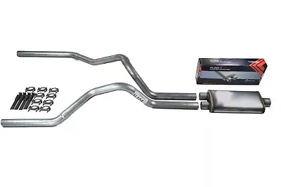 Ford F-150 Truck 04-14 2.5  Dual Truck Exhaust Kit Flow II Stainless Muffler • $199.99