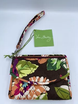 Vera Bradley Wristlet Cell Phone Holder Card Holder English Rose NWT! • $19.31