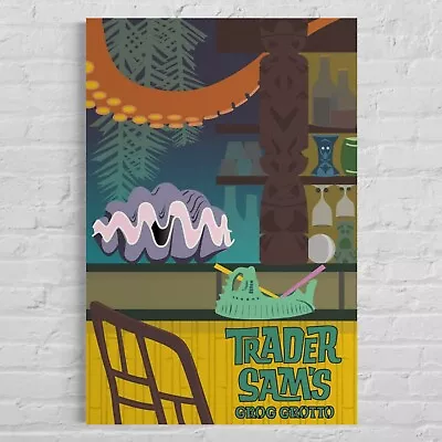 Trader Sam's Grog Grotto Polynesian Resort Hotel Poster Art- Walt Disney World • $18