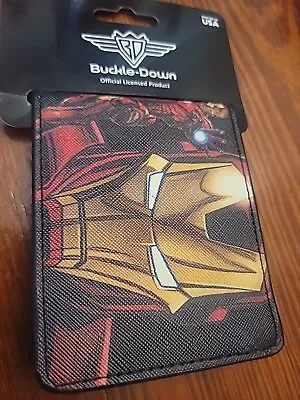 Marvel Avengers Iron Man Comic Book Bifold Wallet BRAND NEW Buckle Down Ironman • $17.95