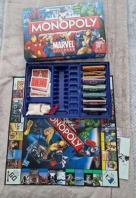 Monopoly Marvel Universe Edition Board Game Retro 2011 • £10