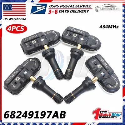 4PCS New Mopar 68249197AA Tire Pressure Sensor TPMS For Dodge Ram 1500 2500 3500 • $33.40