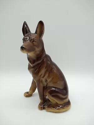 $19.95 • Buy VINTAGE Porcelain China German Shepherd Dog Figurine Brown Japan
