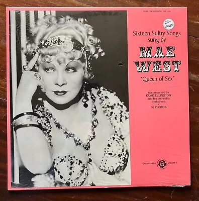 SEALED Mae West Vinyl LP Sixteen Sultry Songs Duke Ellington Rosetta RR1315 NOS • $20