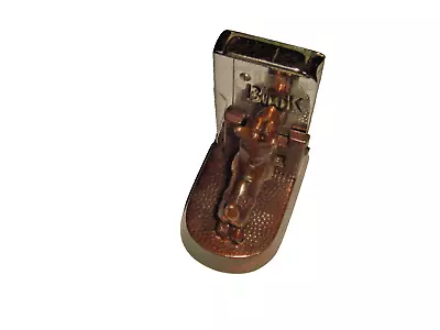 C 1950.scotty Dog  On A Book Lighter.-made In Occupied Japan • $40