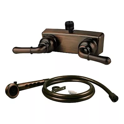 RV/Mobile Travel Home Shower Valve With Hand-Held Shower Set Oil Rubbed Bronze • $63.83