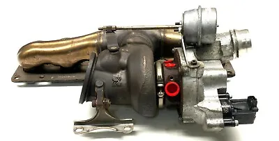 10-14 Bmw F07 F12 F13 F10 535 3.0l N55 Turbo Charger W/ Exhaust Manifold 7583908 • $225