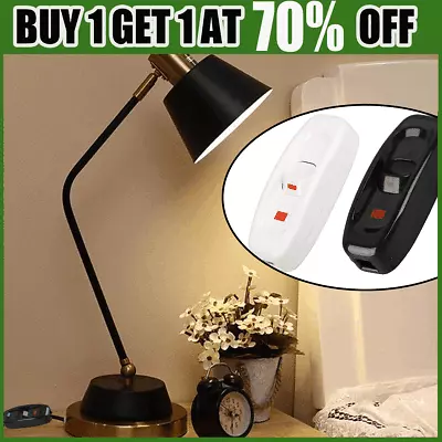 1PC Light Switch For Home Inline ON/OFF Table Lamp With LED Indicator Lights UK • £3.31