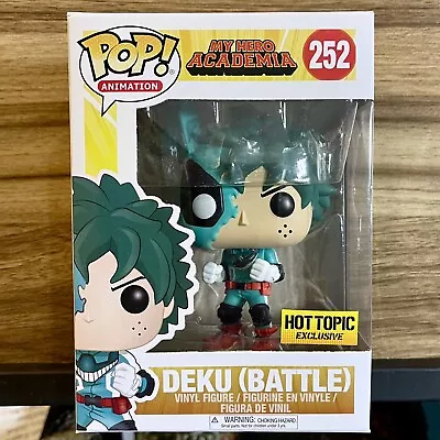 My Hero Academia Deku Battle Funko Pop #252 Hot Topic Exclusive Brand New • $12.99