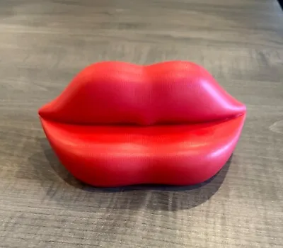 1:12 Scale Red Lips Mid Century Modern Sofa Miniature Dollhouse  • $35